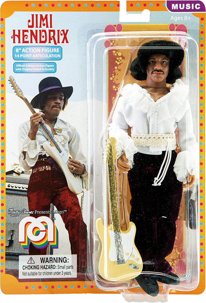 Mego Jimi Hendrix actiefiguur Miami Pop, 20 cm