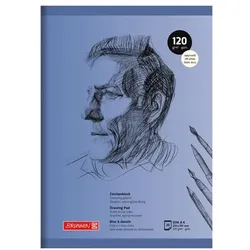 Brunnen Zeichenblock A4 120 g/m2 20 Blatt, 21x29.7 cm