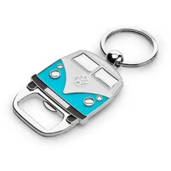 Volkswagen  T1 Schlüsselanhänger mit Flaschenöffner 1H2087010A-Mint - 39 x 54 x 3 mm
