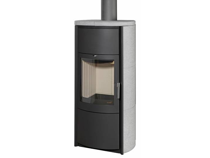 Kaminofen HARK »Keno ECOplus, Naturstein« , grau (graphit), Kaminöfen, Kaminofen