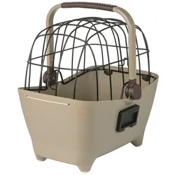 Vorderrad-Tierfahrradkorb Basil Buddy KF 45x32x22cm, biscotti brown, 32ltr, KF