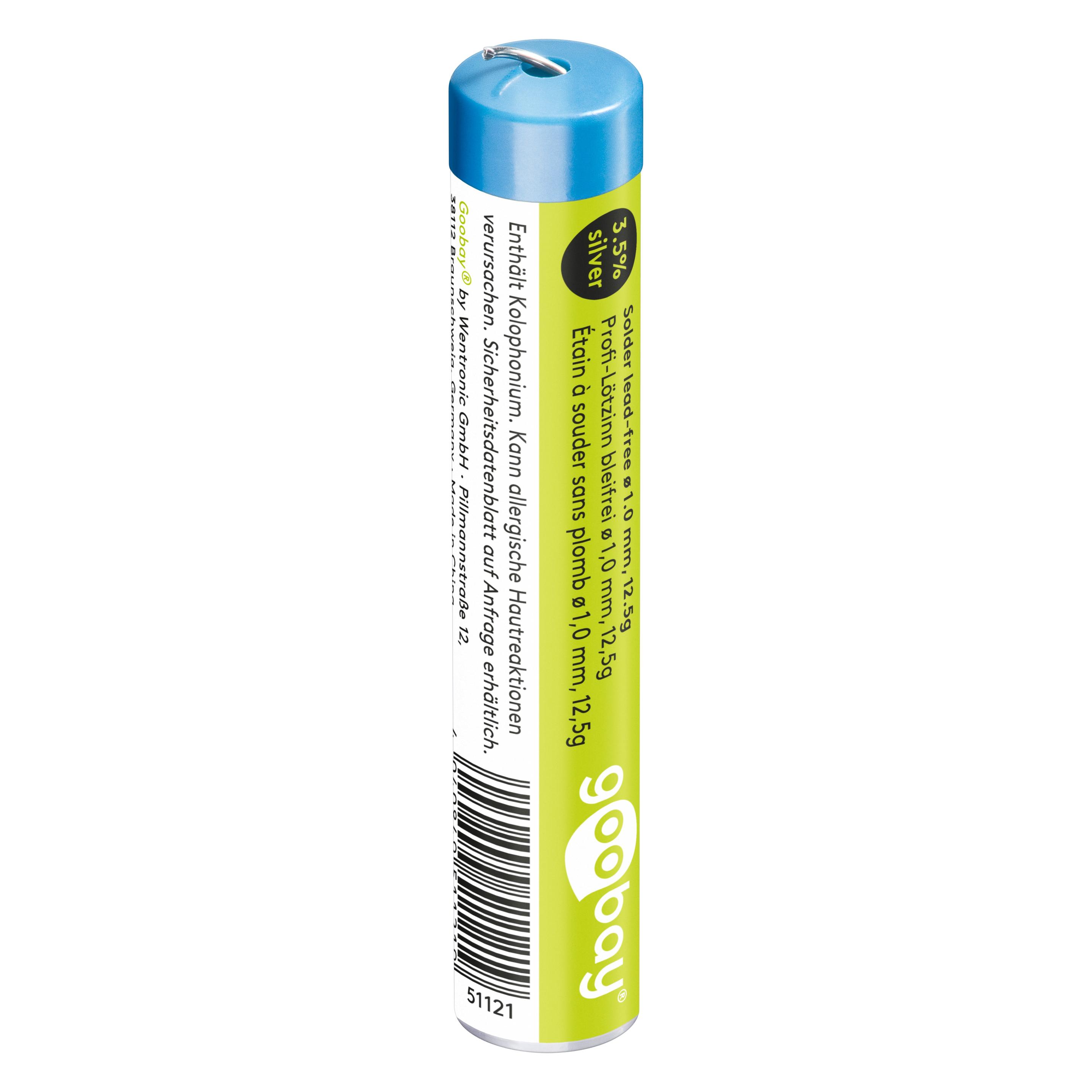 Goobay Profi-Lötzinn bleifrei, ø 1,0 mm, 12,5 g (Lötzinn) (51121)