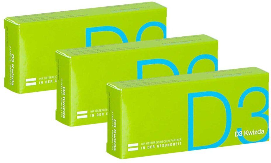 D3 Kwizda Tabletten 3.000 I.E. Tabletten 3x28stk