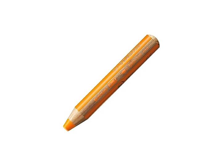 STABILO - Kleurpotlood, aquarelpotlood & waskrijt in één - woody 3 in 1 - Geeloranje