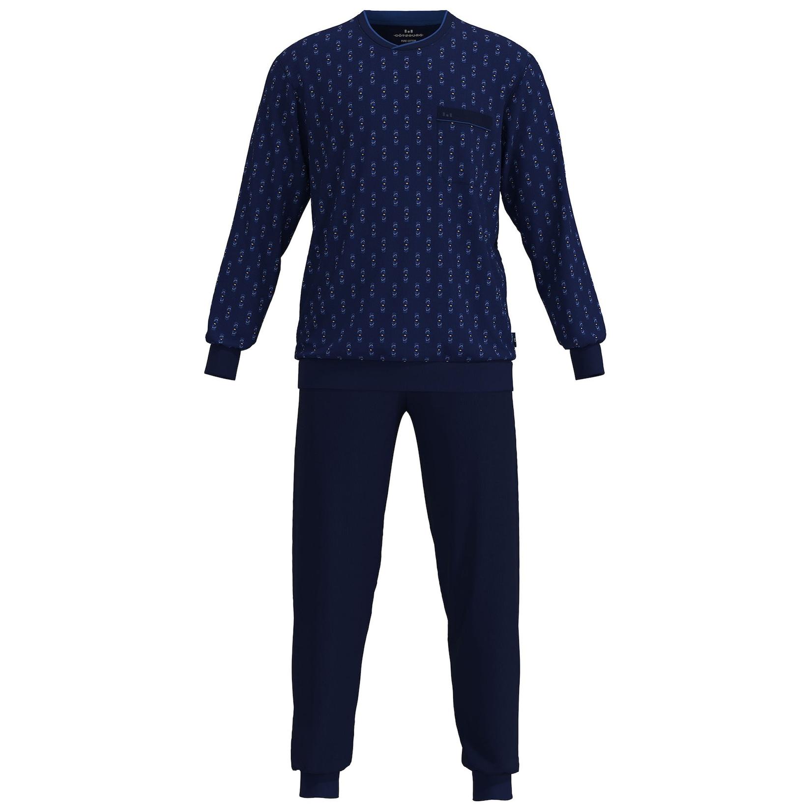 Schlafanzug lang Herren Pyjama