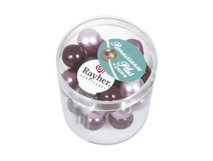 Rayher Renaissance Glaswachsperlen 10 mm 32 Stück