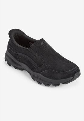 Women's The Slip Ins® Alto Trail Sneaker by Skechers in Black Medium (Size 7 1/2 M)