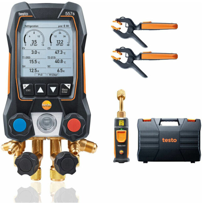 Testo 557s Smart Set d’aspiration Aide numérique intelligente pour monteur (0564 5571)