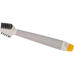 JosephJoseph Fugenbürste kleine Reinigungsbürste 3-in-1, Breite: 5 cm, hellgrau