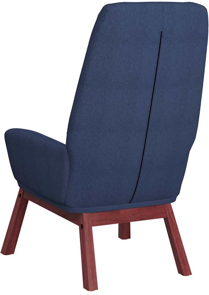 vidaXL Chaise de relaxation Bleu Tissu