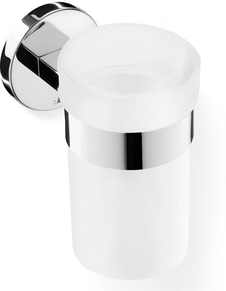 ZACK SCALA glass holder with toothbrush glass 40098