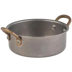 APS Serviertopf Ø 14 cm, H: 5 cm Edelstahl