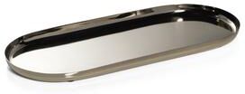 Zodax Perpignan Versatile Oblong Polished Steel Tray
