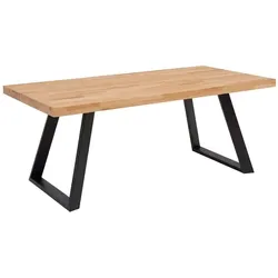 Elfo Esstisch Tim 160 x 100 cm Holz Braun Kernbuche
