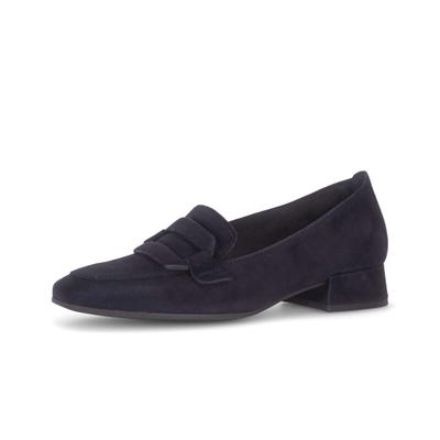 Slipper GABOR "Slipper", Damen, Gr. 37,5, blau, Schuhe Slipper
