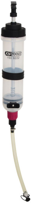 KS Tools Pompe manuelle d'aspiration et de niveau, 1,5 litres (150.9222)