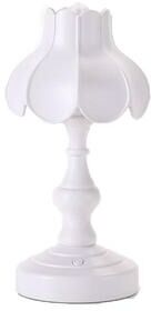 Everyday Crate Retro USB Rechargeable Bedside Lamp With LED Eye Protection Light white