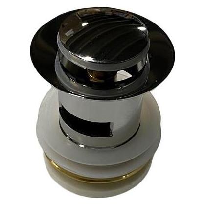 Unite Bodenventil mit kleinem Stopfen und push-open 114" verchromt (747052810)