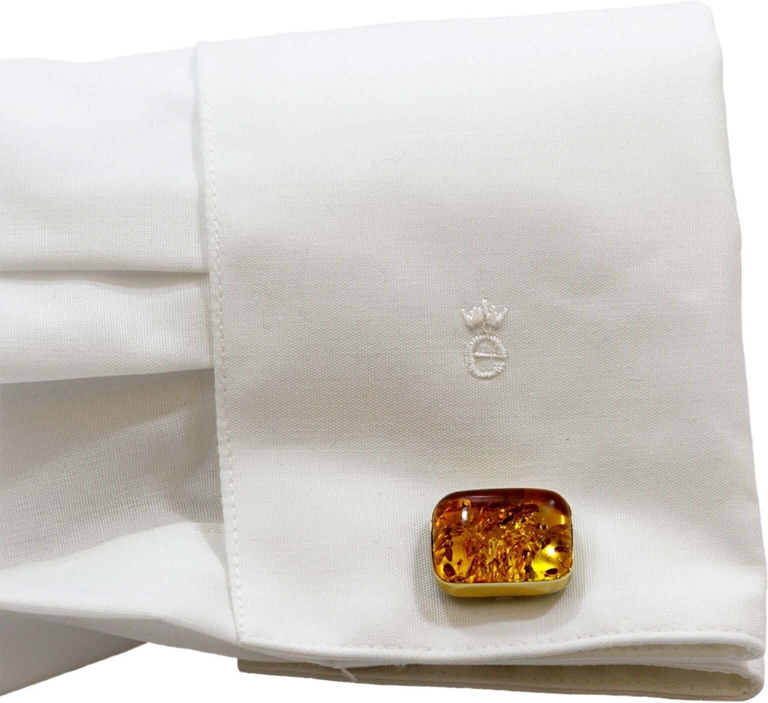 Manschettenknöpfe OSTSEE-SCHMUCK "- Classic 20x16 mm - Gold 333/000 - Bernstein" Gr. 20, gold (gold 333, goldfarben, gelb), Manschettenknöpfe, Herren, Blacklist, Gold, Manschettenknöpfe