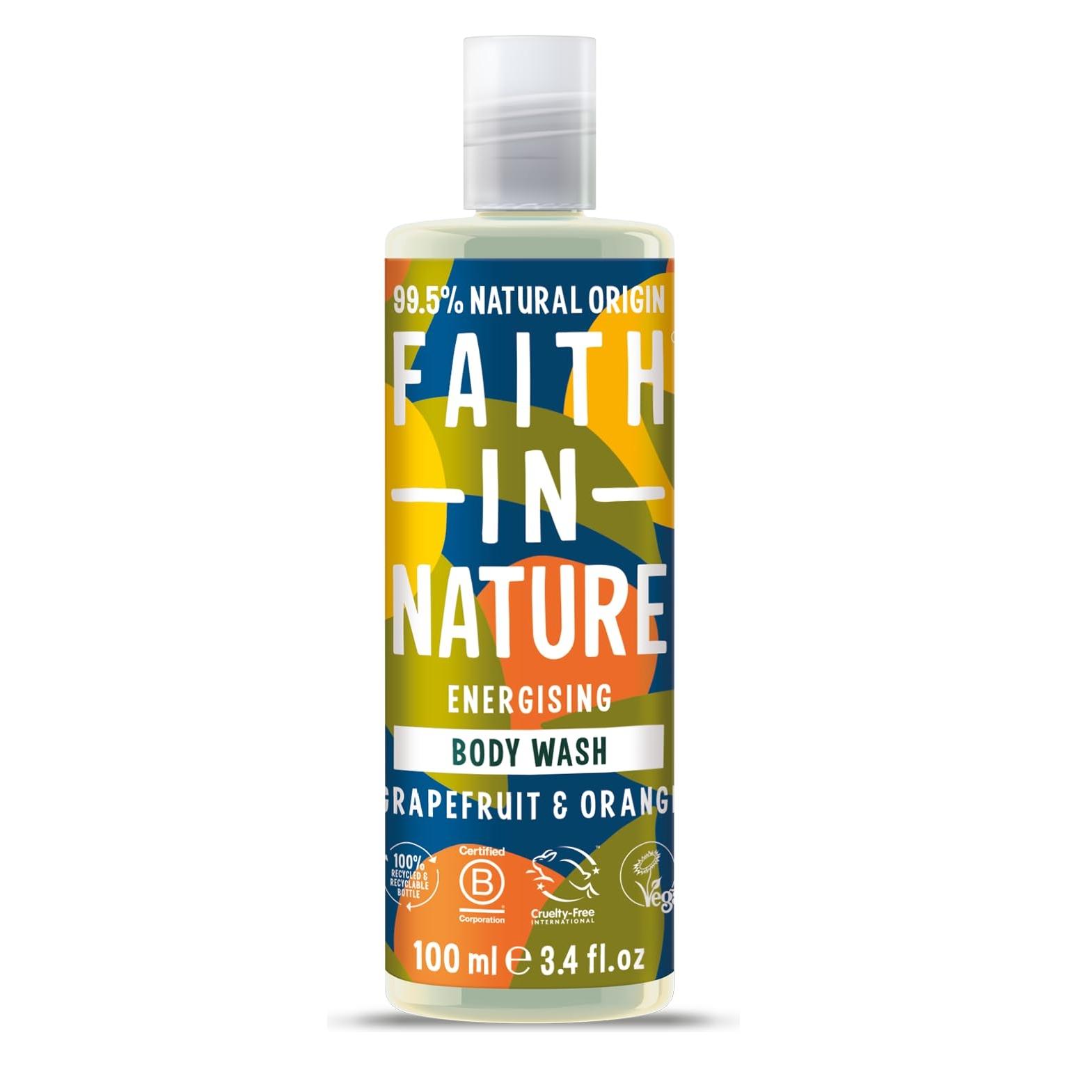 Faith In Nature Grapefruit & Orange, Belebendes Duschgel, 100 ml (100 ml) (70130528)