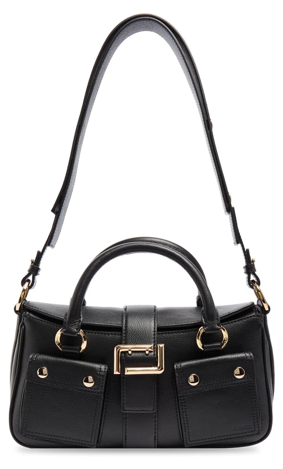 Lancel Handtasche Multipocket S Leder Schwarz