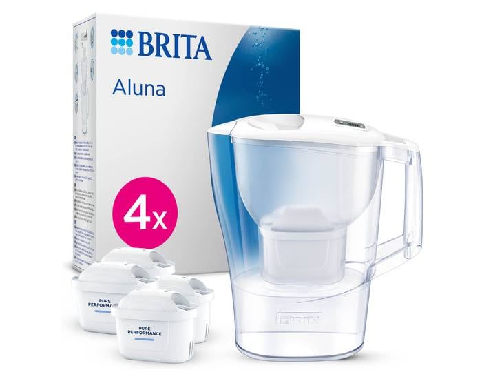 Carafe filtrante MAXTRA Aluna + 4 cartouches Pure Performance BRITA