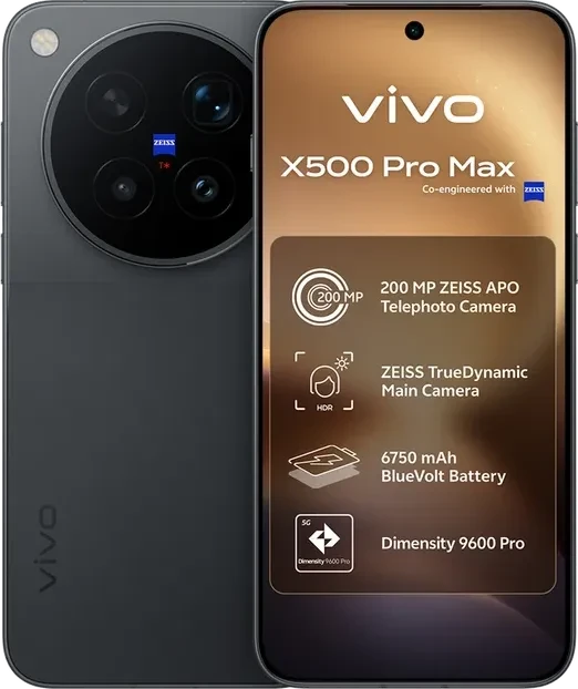 Vivo X500 Pro Max 12GB/256GB Moonlit Black