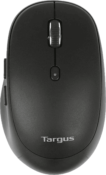 Ratón inalámbrico - Targus Midsize Comfort Multi-Device, 2400 DPI, Antimicrobiano, Negro