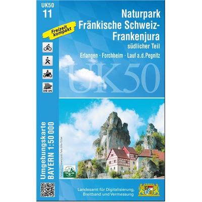UK50-11 Naturpark Fränkische Schweiz - Frankenjura südlicher Teil, Sonstige von , Landesamt für Digitalisierung, Breitband und Vermessung, Bayern,