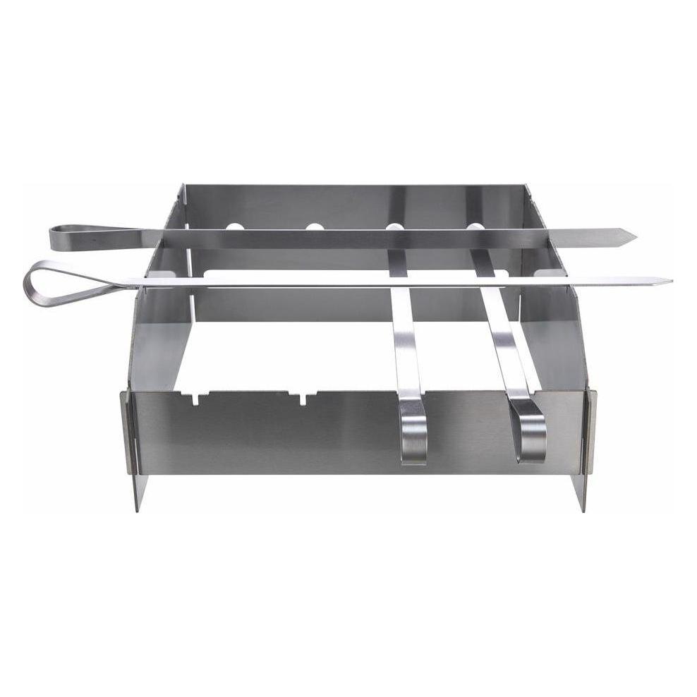 All'Grill Edelstahl Schaschlik-Set mit Spritzschutz für EXTREM,Ultra u. Outdoorküche (43781063)