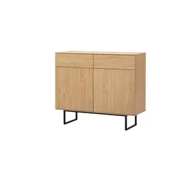 Sideboard  Kalmar , braun , Maße (cm): B: 115 H: 98