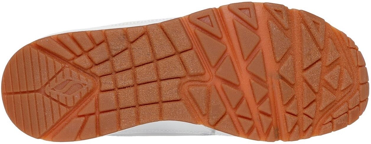 Slip-On Sneaker SKECHERS "UNO-SIMPLIFIED SLIP-IN", Damen, Gr. 42, weiss (weiß), Lederimitat, Textil, Schuhe Slip-On Sneaker, Keilsneaker, Slipper mit integrierter Slip-Ins Technologie weiß 42