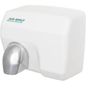 Air-Wolf Händetrockner Serie E, 10-232, Warmluft, weiß, Infrarot, vollautomatisch, 2250 Watt, aus Metall