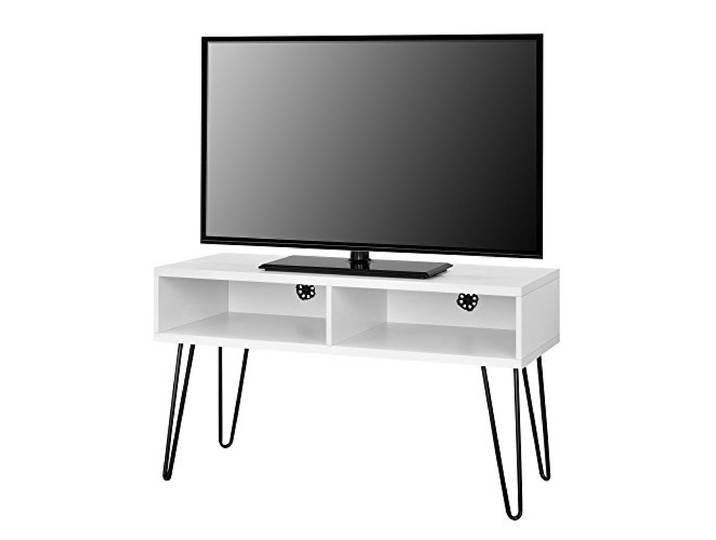 DHP Furniture Owen TV-Ständer, weiß, Spanplatte (BxTxH) 107x50x63 cm