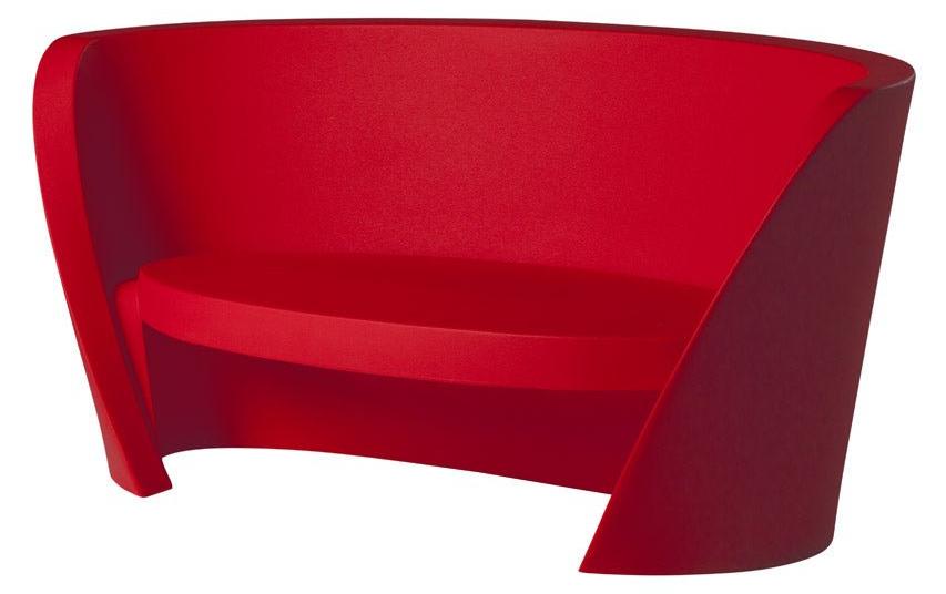 Moderner Outdoor- und Gartensofa Slide Rap - Rot