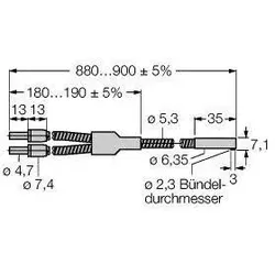 Turck Glas-Lichtleiter BA1.53SMTA