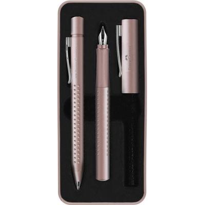 Faber-Castell Füller + Kugelschreiber Set, Grip 2011, pale rose