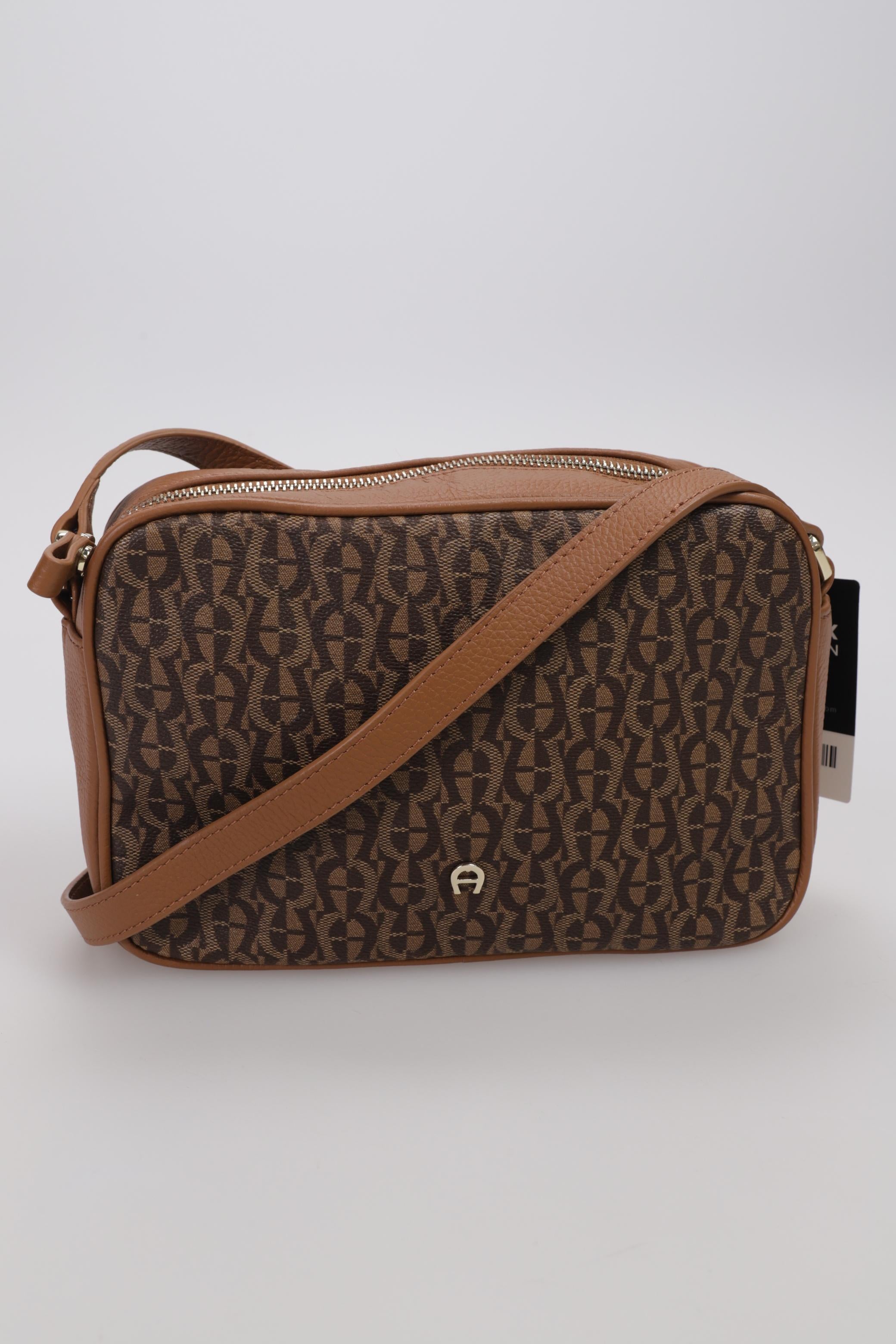 Aigner Damen Handtasche klein Leder, Braun, Leder - Second Hand