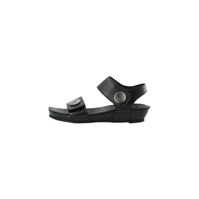 Sandale CA'SHOTT "Ca'Shott Sandals CASAVA", Damen, Gr. 38, Normalschaft, schwarz, Obermaterial: 100% Leder, Schuhe Sandale