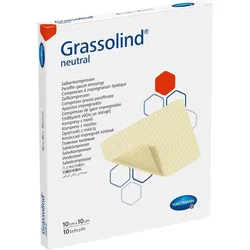 Grassolind Salbenkompressen Steril 10x10cm 10 ST