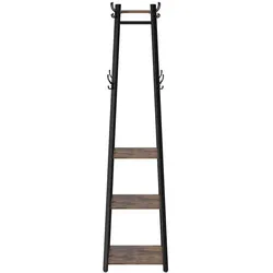 Songmics, Garderobe + Kleiderstange, Havanna