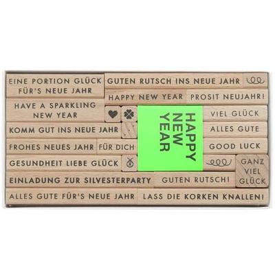 Stempelset Happy New Year 100%