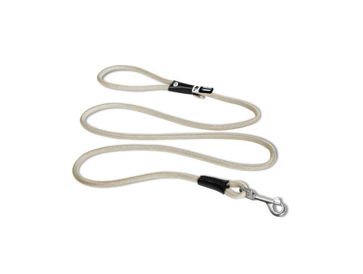 Hundeleine CURLI Leine , beige (natur), B:1cm L:1,8m Ø:1cm, Nylon, Leinen, Hundeleine