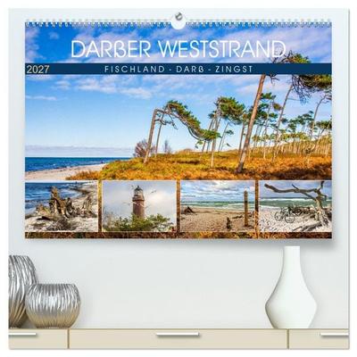 Darßer Weststrand - Fischland Darß Zingst (hochwertiger Premium Wandkalender 2027 DIN A2 quer), Kunstdruck in Hochglanz