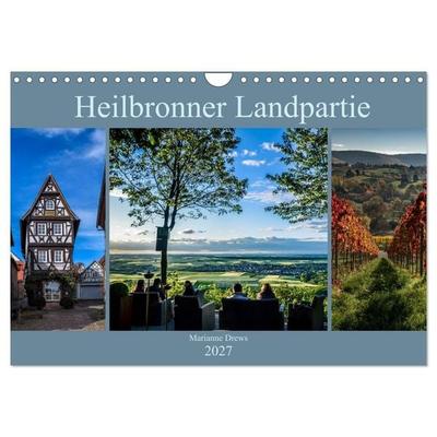 Heilbronner Landpartie (Wandkalender 2027 DIN A4 quer), CALVENDO Monatskalender