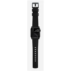 Nomad Modern Strap (44 mm, Horween Leder), Uhrenarmband, Schwarz