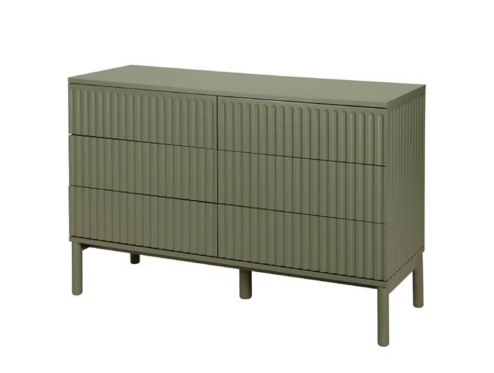 Kommode 120cm Grün/Olivgrün