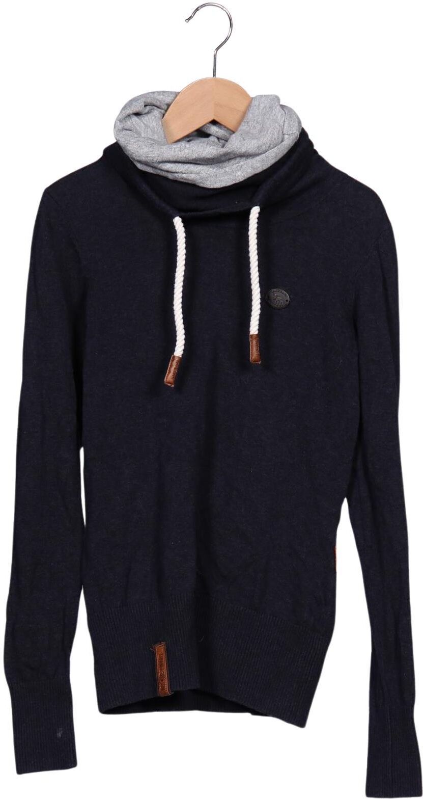 Naketano Damen Pullover, Marineblau, Gr. S, Baumwolle - Second Hand