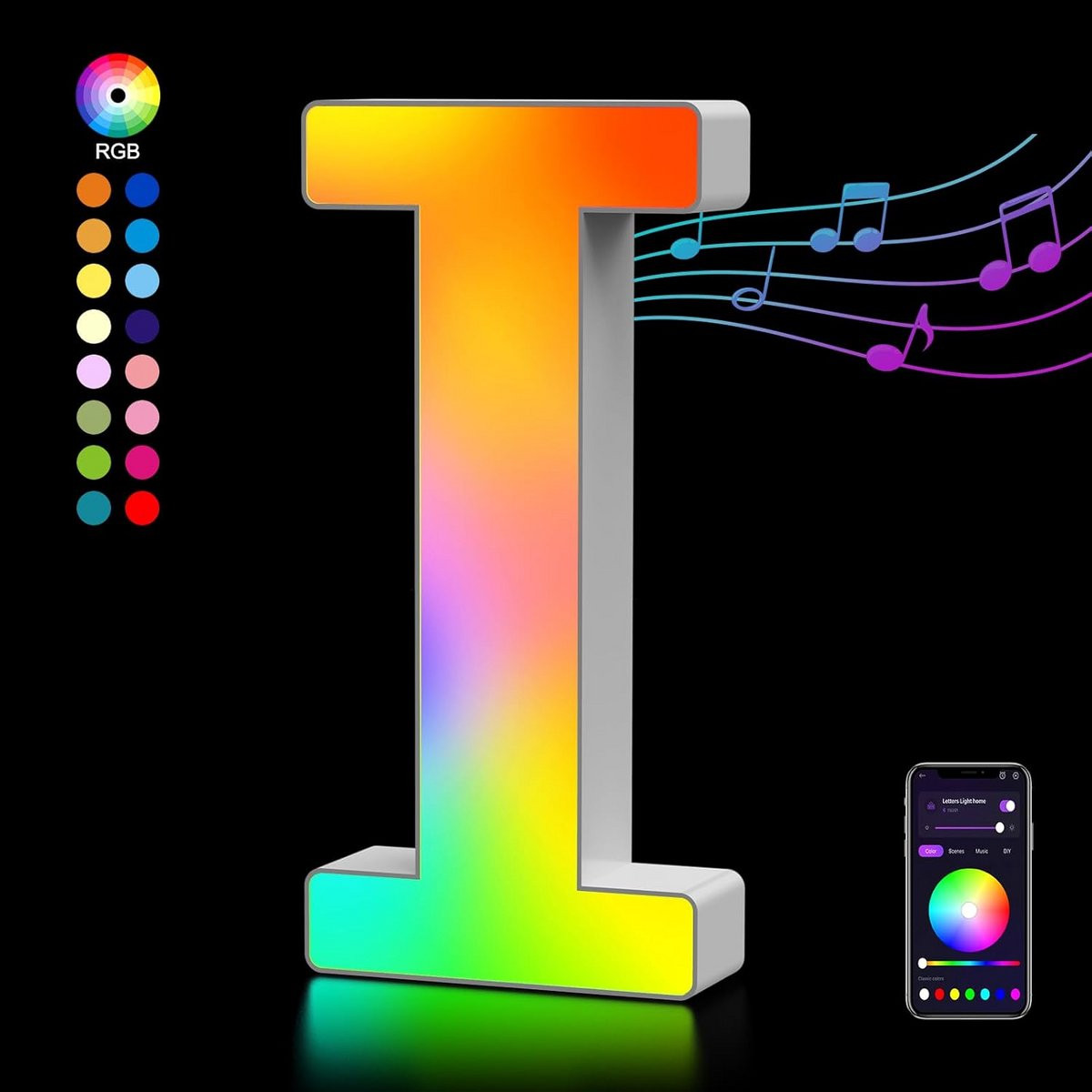 Decoratieve LED Lichtgevende Letter voor Feestjes en Woondecoratie