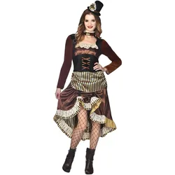 Amscan Steampunk Lady Yvette Damenkostüm (36)